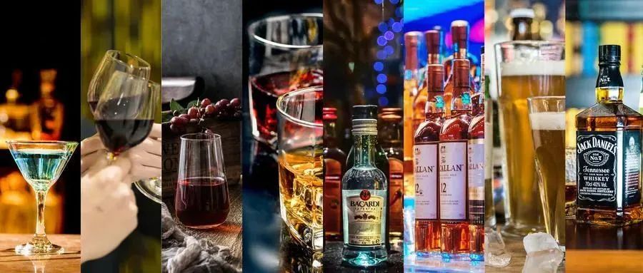 各式各样的酒品