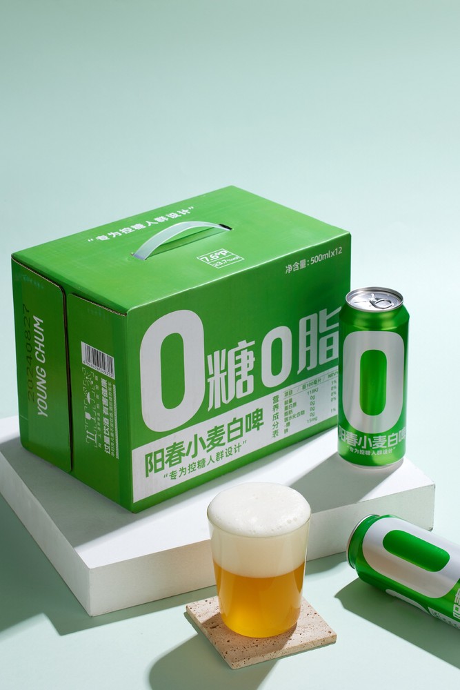 星空体育小麦白啤500ml罐装