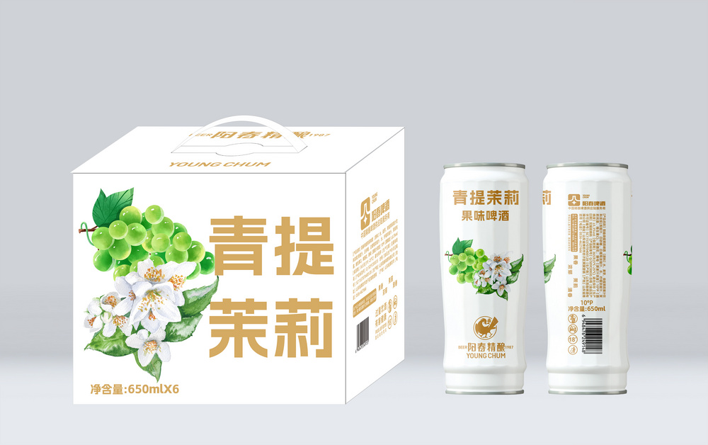 星空体育青提茉莉果味啤酒650ml冠军杯