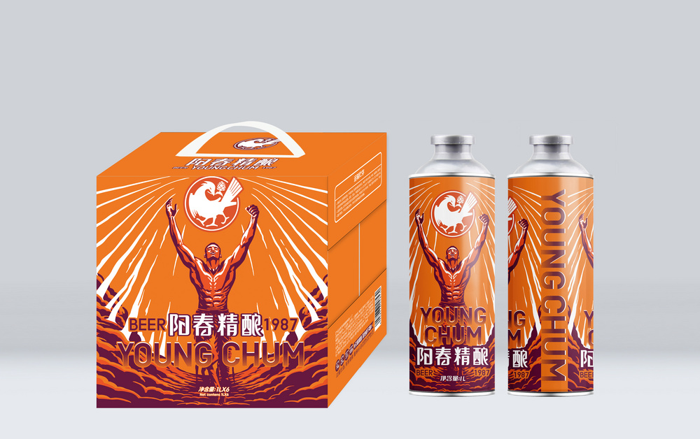 星空体育精酿啤酒1L 罐装