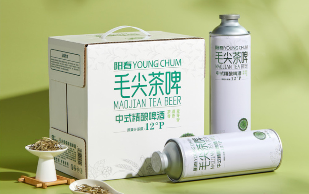 星空体育毛尖茶啤1L